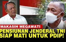 VIDEO: Pensiunan Jenderal TNI Eks Kepala BNPB Masuk Partai: Siap Mati untuk PDIP!