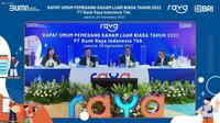 RUPSLB PT Bank Raya Indonesia Tbk (AGRO), Kamis (29/9/2022) (Foto: tangkapan layar/Elga N)