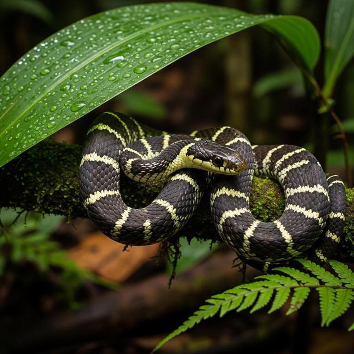 Fakta Unik Ular Cicak Belang, Mirip Ular Berbisa tapi Tidak Berbahaya