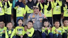 Cara Unik Mbah Con, Kapolresta Surakarta Bikin Bocah Akrab dengan Polisi