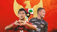 Timnas Indonesia - Pratama Arhan dan Shayne Pattynama (Bola.com/Adreanus Titus)