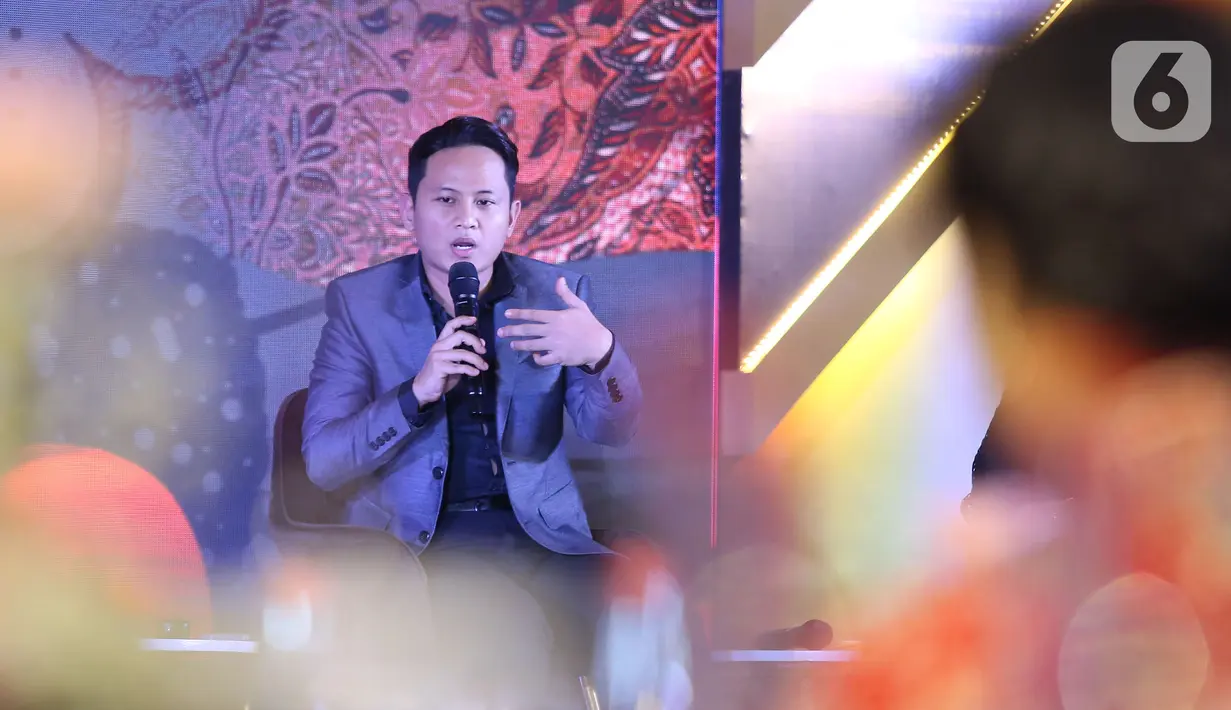 Bupati Trenggalek Mochamad Nur Arifin saat diskusi dalam acara Cita dan Cipta Liputan6.com x Fimela di Shangri-La Hotel, Jakarta,  Rabu (31/7/2024). (Liputan6.com/Angga Yuniar)