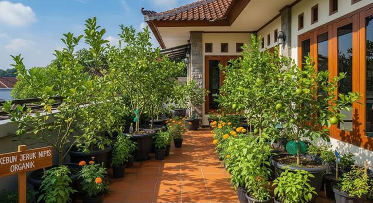 7 Ide Kebun Jeruk Nipis Ekonomis di Teras Rumah, Cocok untuk Stok Dapur Sehari-Hari
