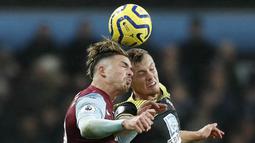 Solskjaer kepincut dengan penampilan Grealish yang mengesankan. Sebelum Premier League dihentikan, total 7 gol dan 7 assist telah ia sumbangkan untuk Villa. (AFP/Adrian Dennis)