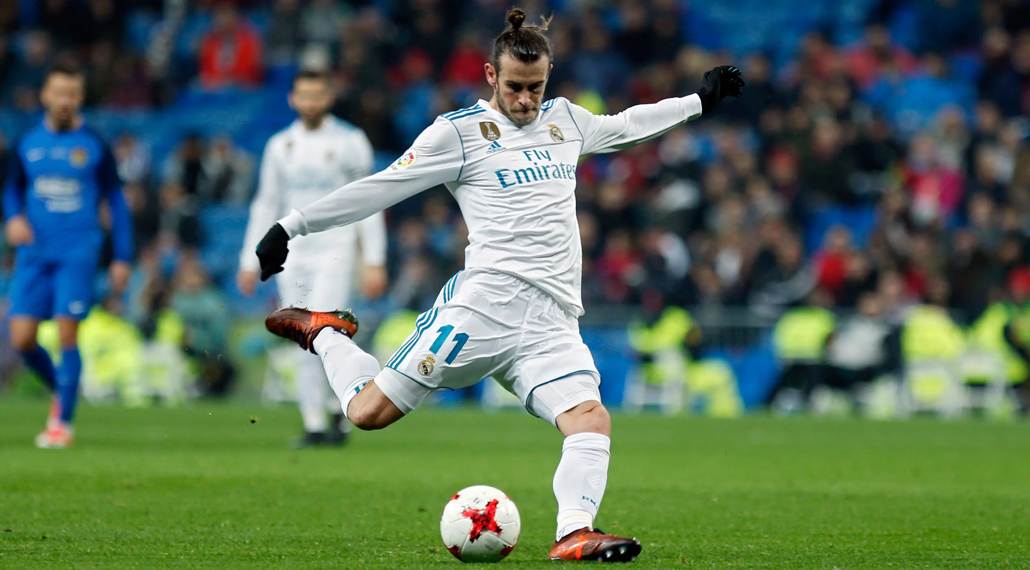 Pemain Real Madrid, Gareth Bale (AP Photo/Francisco Seco)