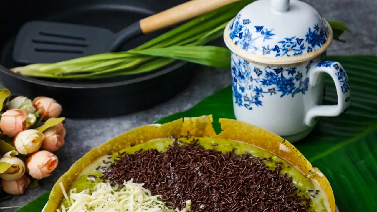 Ilustrasi Martabak Manis 2 Toping