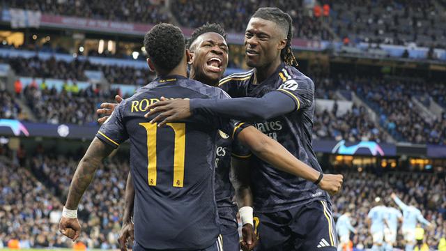 Rodrygo - Manchester City vs Real Madrid: Leg Kedua Perempatfinal Liga Champions 2023/2024
