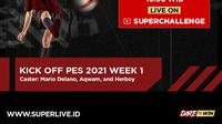 Super Esports Series Season 1 untuk eFootball Pro Evolution Soccer (PES) akan memasuki babak kualifikasi mulai 16 Oktober 2021. (foto: istimewa)