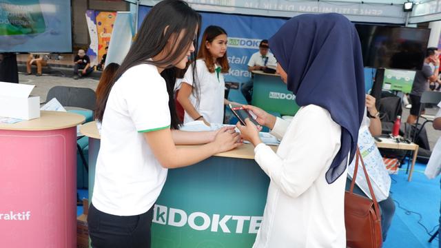 Klik Dokter Gratiskan Pengunjung JICOMFEST 2019 Cek Gula Darah dan Kolesterol, Hasilnya?