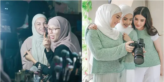 6 Momen Hangat di Balik Pemotretan Keluarga Irish Bella, Kompak dengan Anak
