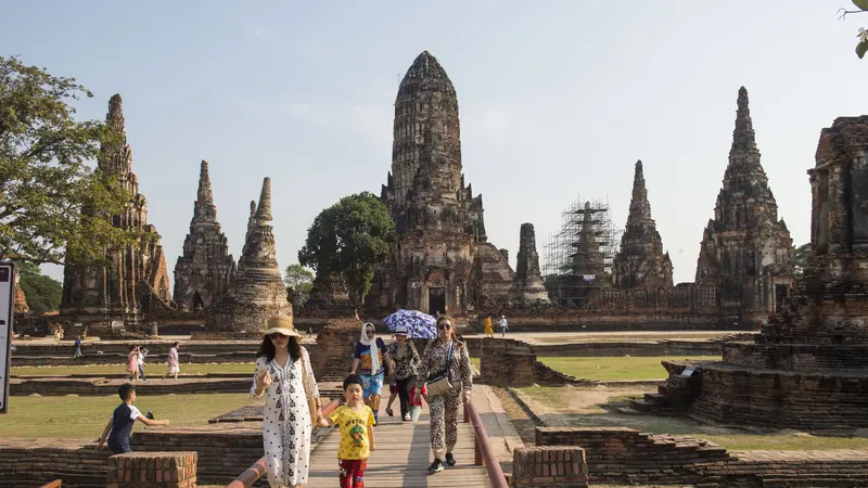 Ayutthaya Thailand Kembali Terima Turis