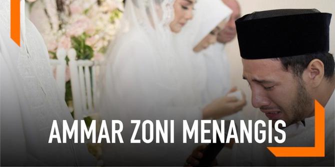 VIDEO: Tangis Amar Zoni di Pengajian Jelang Pernikahan