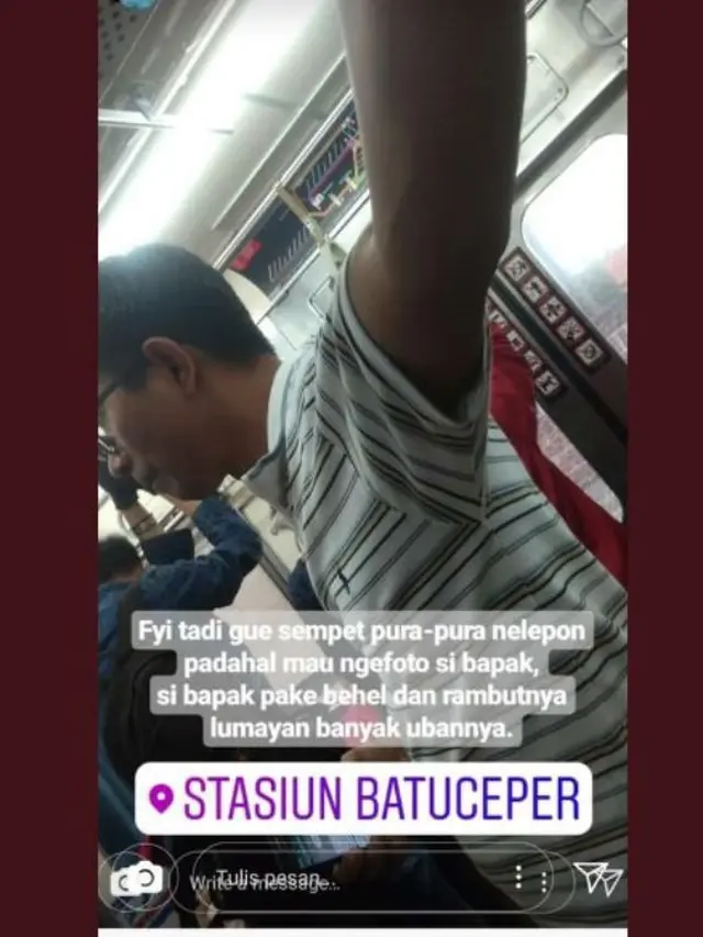 [Bintang] Cerita Viral, Perempuan Ini Ditawari Jadi Pekerja Seks Saat Naik Kereta Jurusan Duri-Tangerang