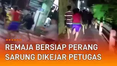 Aksi sekumpulan bocah hendak lakukan perang sarung kena imbasnya