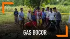 Warga Sumenep dihebohkan dengan munculkan gas di dalam sumur yang digali. Bukannya merasa takut, mereka malah membakar jagung di lokasi.