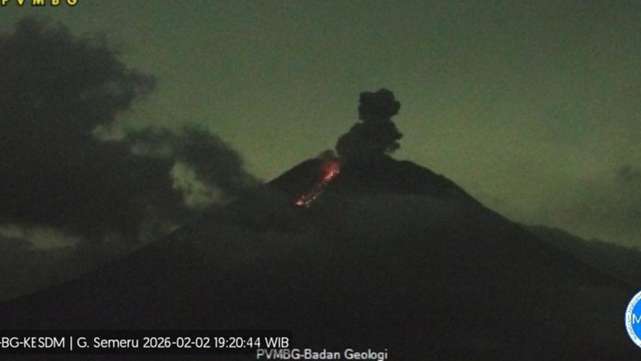Erupsi Gunung Semeru Kembali Terjadi, Warga Diminta Waspada