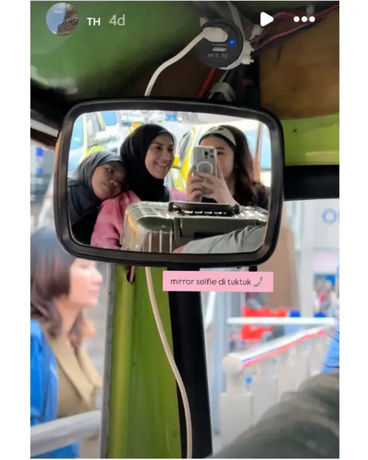 6 Potret Kebersamaan Irish Bella dan Dua Putri Sambungnya di Bangkok, Bak Sahabat