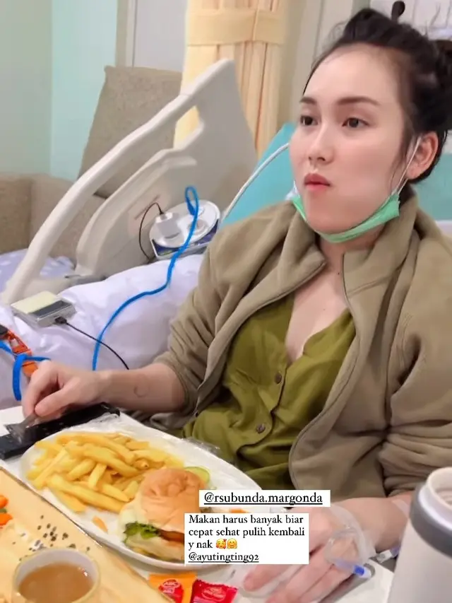 Ayu Ting Ting Terbaring Lemas Idap Tipes
