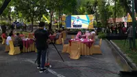 Komisi Pemilihan Umum (KPU) Kota Surabaya menggelar acara deklarasi kampanye damai Pilwali Surabaya 2020. (Foto: Liputan6.com/Dian Kurniawan)