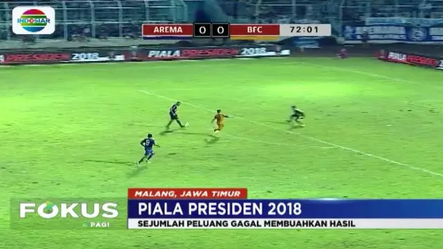 Arema FC Juara Grup E Piala Presiden 2018