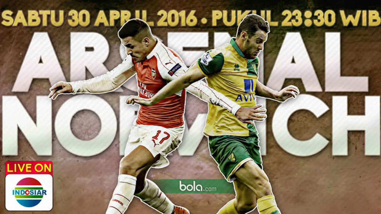 Arsenal vs Norwich City (Bola.com/Samsul Hadi)
