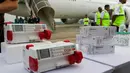 Bantuan ini sebagai komitmen Pemerintah Indonesia dalam menjaga perdamaian dunia serta aktif dalam visi misi kemanusiaan. (Liputan6.com/Herman Zakharia)