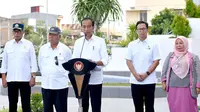 Presiden Jokowi meresmikan sejumlah proyek di Sulawesi Tengah. Salah satunya proyek pekerjaan pembangunan Hunian Tetap Tahap 2D garapan Waskita Karya.
