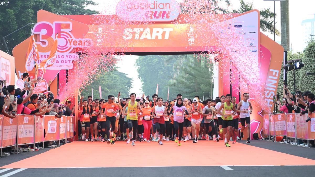 8.500 Pelari Ramaikan Guardian Run 2025, Dukung Gaya Hidup Sehat dan Percaya Diri