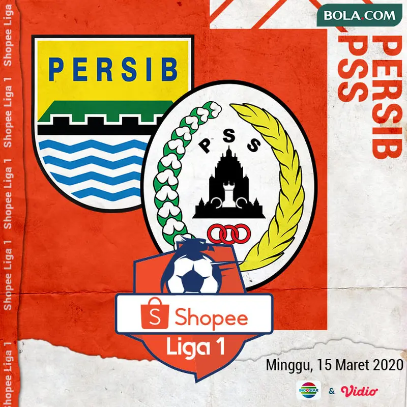 Shopee Liga 1 - Persib Bandung Vs PSS Sleman