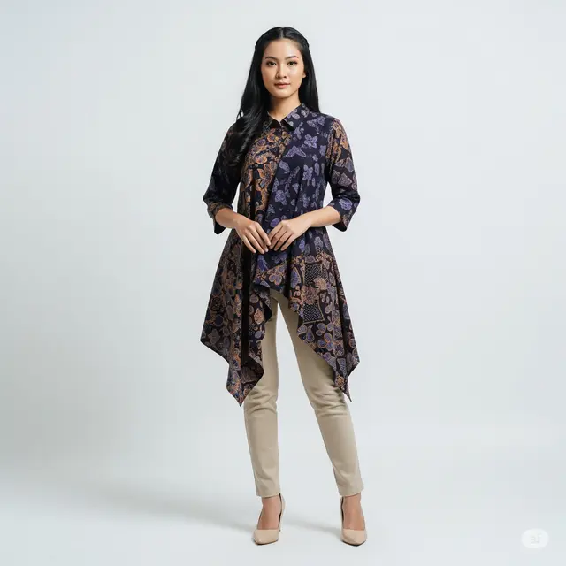 12 Model Kemeja Batik Wanita Formal Modern untuk Tampilan Profesional dan Elegan