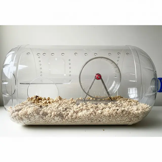 Kandang hamster dari galon bekas (Image by Gemini AI)
