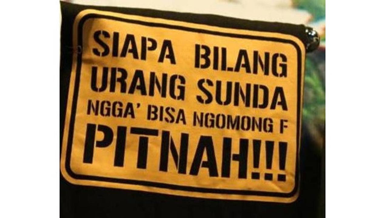 Orang Sunda susah bilang 'F'