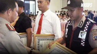 Atas jasa Wawan, ia mendapatkan penghargaan dari Kapolda Sumatera Utara.