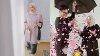 6 Momen Seru Gender Reveal Kehamilan Kedua Fitri Tropica, Bertabur Bahagia (Sumber:Instagram/fitrop)