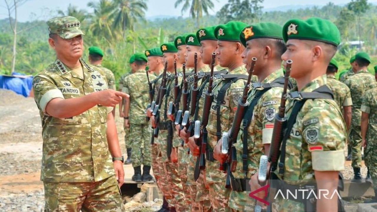 Wakil Panglima TNI Jenderal Tandyo Budi Revita Tinjau Pembangunan Yonif TP 842 di Pandeglang