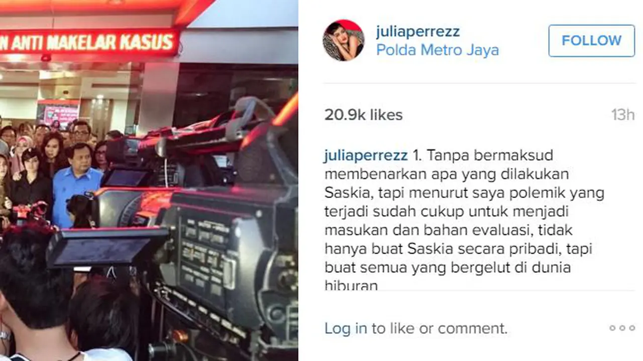 Julia Perez, Ayu Ting Ting, Denny Cagur, dan Minola Sebayang