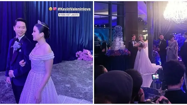 6 Momen Resepsi Mewah Kevin Sanjaya dan Valencia Tanoesoedibjo, Bertabur Bintang