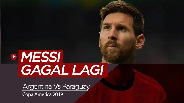 Berita Video Highlights Copa America 2019, Argentina Vs Paraguay 1-1