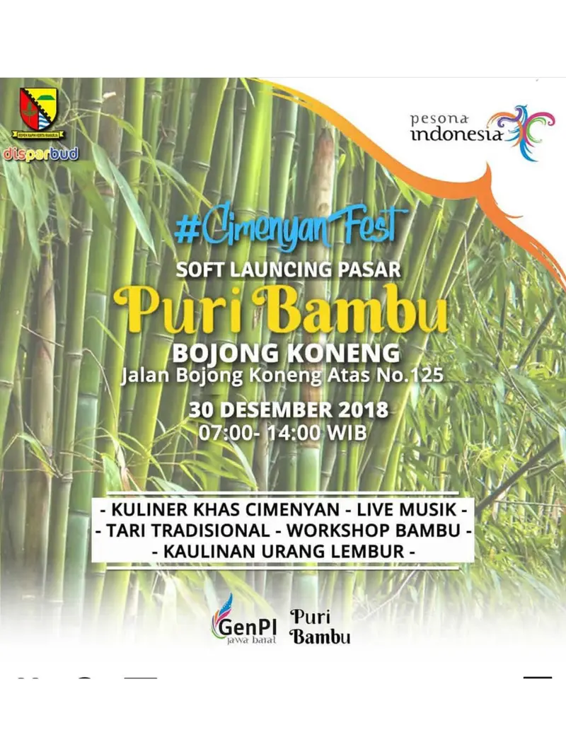 Pasar Puri Bambu Bojongkoneng Dikenalkan Lewat Cimenyan Festival