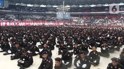 Kegiatan ini  diisi oleh pidato Ketua Umum Surya Paloh dan Bakal Calon Presiden 2024 Anies Baswedan. (Liputan6.com/Angga Yuniar)