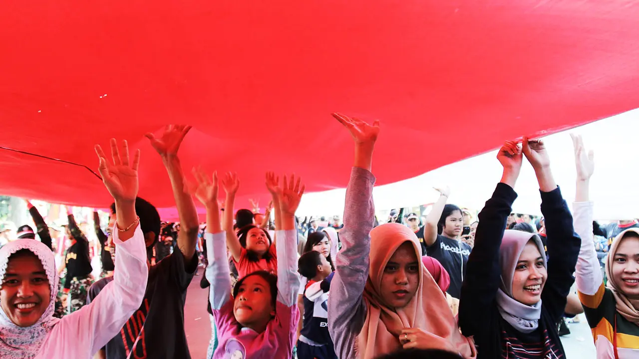 Bendera Merah Putih Raksasa Bogor