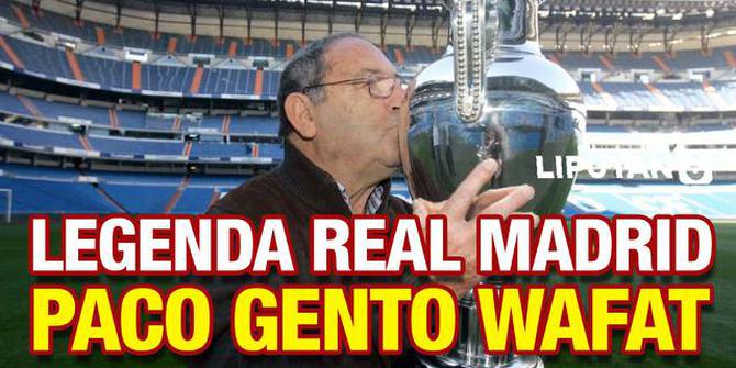 VIDEO: Legenda Real Madrid Paco Gento Meninggal di Usia 88 Tahun