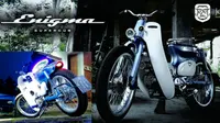 14 Detail Modifikasi Honda Supercub 800 Bergaya StreetCUB