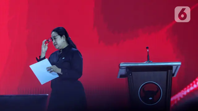 Momen Puan Maharani Menangis Singgung Kader PDIP Pelanggar Konstitusi