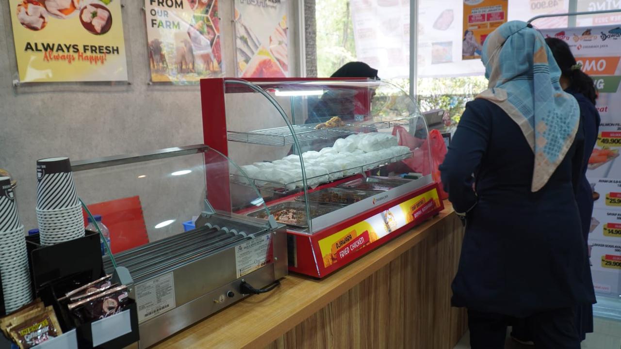 Outlet Djawara Meatshop, toko daging milik BUMD DKI Jakarta Perumda Dharma Jaya