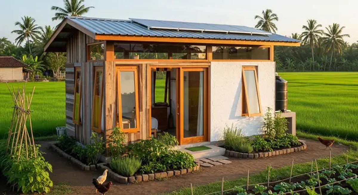 8 Inspirasi Rumah Kecil Bergaya Modern yang Tetap Asri dan Hemat Biaya di Kampung