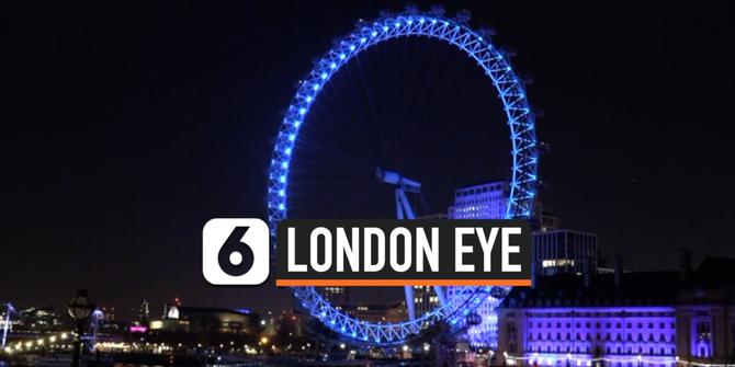 VIDEO: Solidaritas Lawan Corona, London Eye Berubah Warna