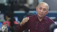 Kepala Staf Kepresidenan Teten Masduki saat berkunjung ke Liputan6.com, Jakarta, Kamis (30/6). (Liputan6.com/Angga Yuniar)