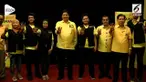 Ketua Umum Partai Golkar yang sekaligus mentri perindustrian, Airlangga Hartarto, melantik ratusan relawan Gojo se Soloraya.