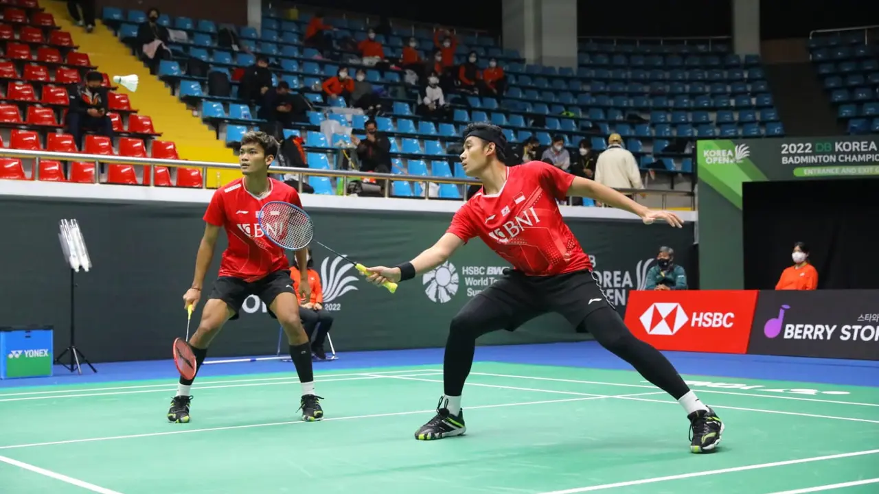 Foto pasangan Fajar Alfian/Muhammad Rian Ardianto